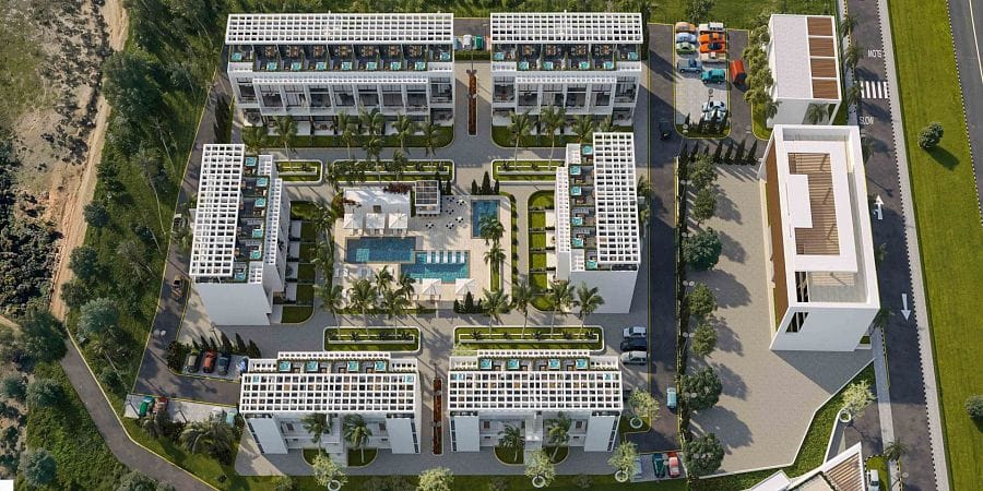 2-комнатные апартаменты 90 м² с террасой в 100 метрах от пляжа - фото № 16