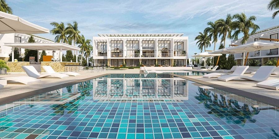 2-комнатные апартаменты 90 м² с террасой в 100 метрах от пляжа - фото № 27
