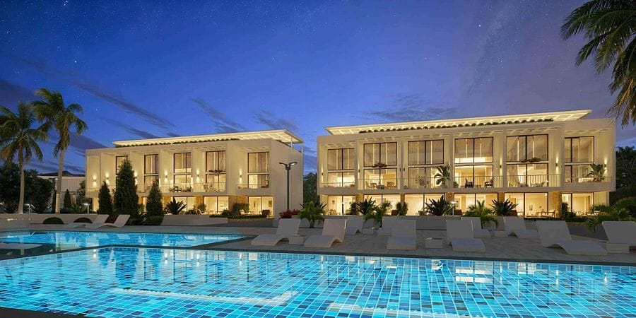 2-комнатные апартаменты 90 м² с террасой в 100 метрах от пляжа - фото № 38