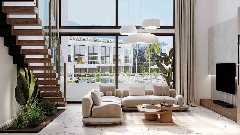 3-комнатный пентхаус loft 145 м² с террасой в 100 метрах от пляжа - фото № 7