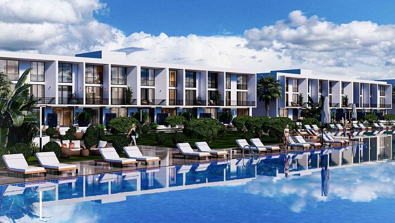 Студия 48 м² с палисадником и террасой в 800 метрах от моря - фото № 1