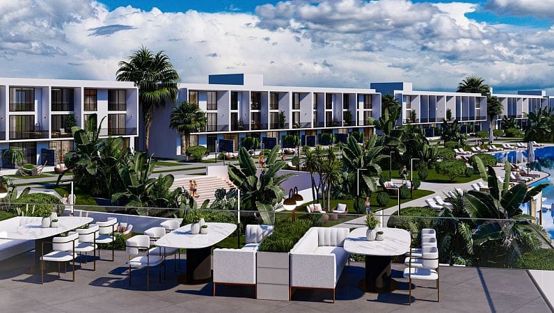 Студия 48 м² с палисадником и террасой в 800 метрах от моря - фото № 2