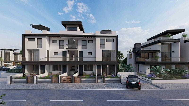 Апартаменты Loft 3+1 (223 м²) с тремя террасами в новом комплексе рядом с морем - фото № 4