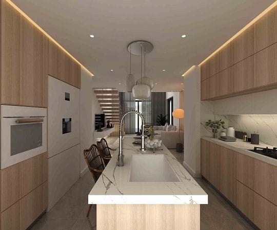 Апартаменты Loft 3+1 (223 м²) с тремя террасами в новом комплексе рядом с морем - фото № 7