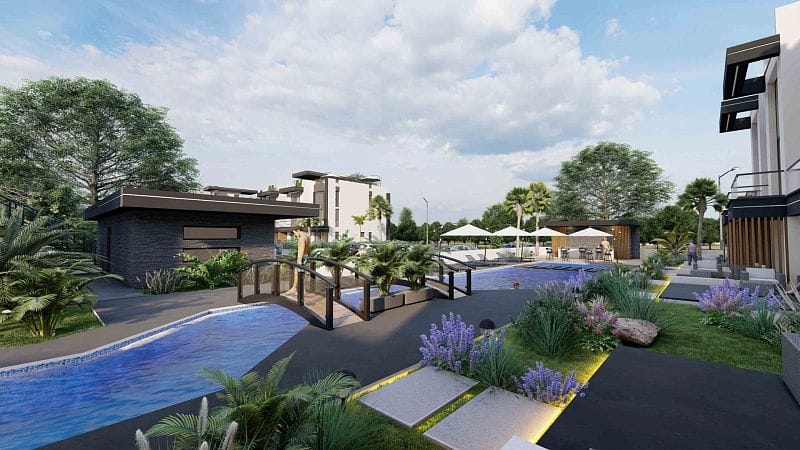 Апартаменты Loft 3+1 (223 м²) с тремя террасами в новом комплексе рядом с морем - фото № 29