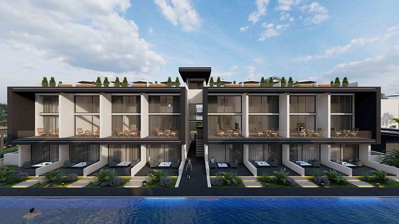 Апартаменты Loft 3+1 (223 м²) с тремя террасами в новом комплексе рядом с морем - фото № 34