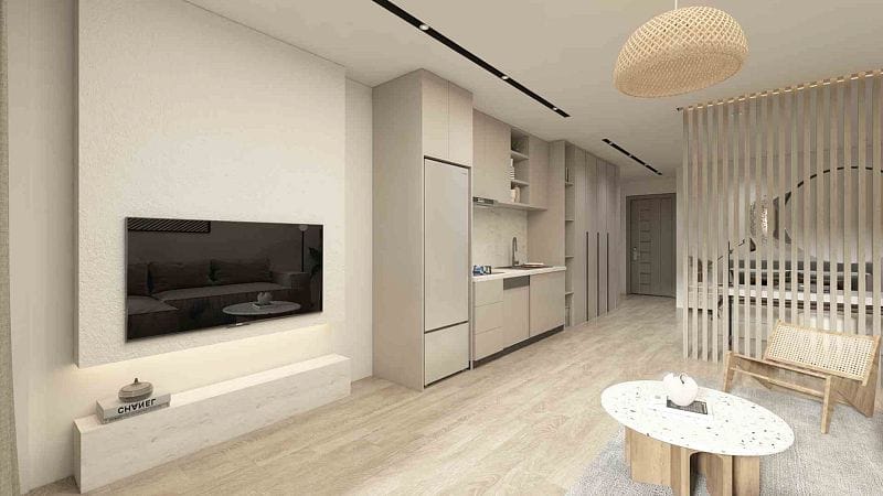 Студия 41 м² в комплексе с уникальной инфраструктурой у моря - фото № 11