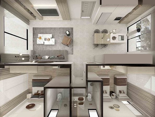 3-комнатные апартаменты 112 м² с террасой 25 м² в комплексе с уникальной инфраструктурой у моря - фото № 5