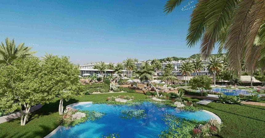 3-комнатные апартаменты 82 м² с террасой в красивом комплексе в Эсентепе - фото № 1
