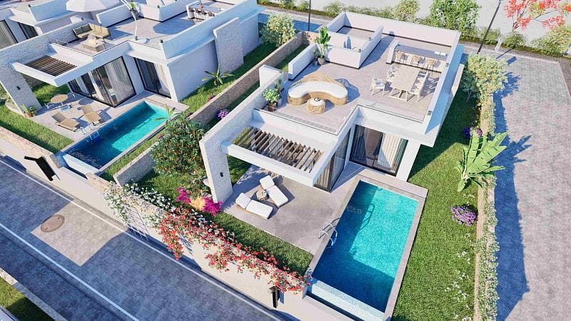 4-комнатная вилла 480 м² с бассейном 12 м² и террасой на крыше  - фото № 22