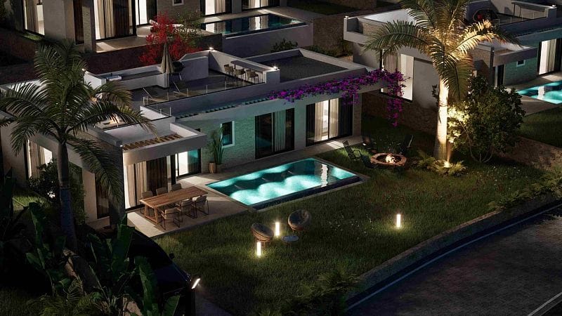 4-комнатная вилла 480 м² с бассейном 12 м² и террасой на крыше  - фото № 43