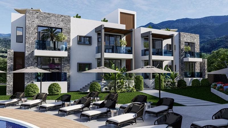 4-комнатные апартаменты 117 м² с террасой 11 м² с мебелью и техникой в Эсентепе - фото № 31