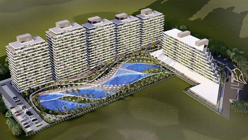 Студия 35 м² с балконом 10 м² в элитном комплексе в 600 метрах от пляжа - фото № 8