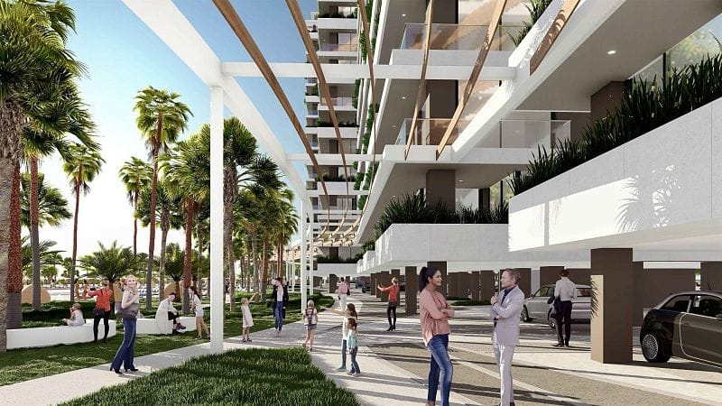 Студия 35 м² с балконом 10 м² в элитном комплексе в 600 метрах от пляжа - фото № 10