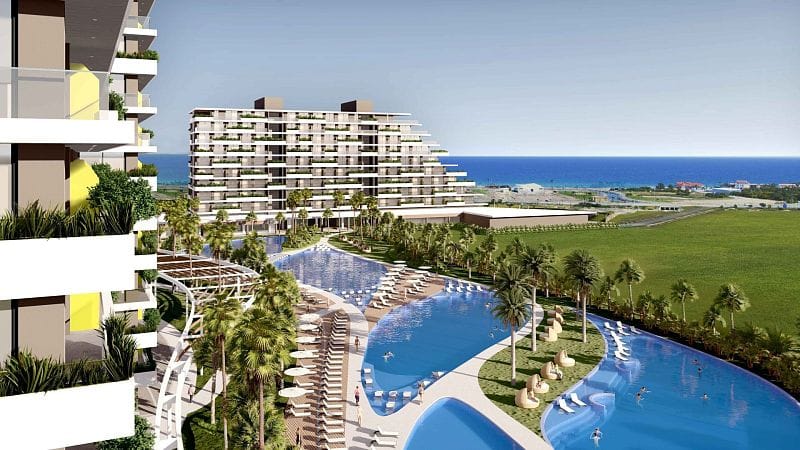 Студия 35 м² с балконом 10 м² в элитном комплексе в 600 метрах от пляжа - фото № 13