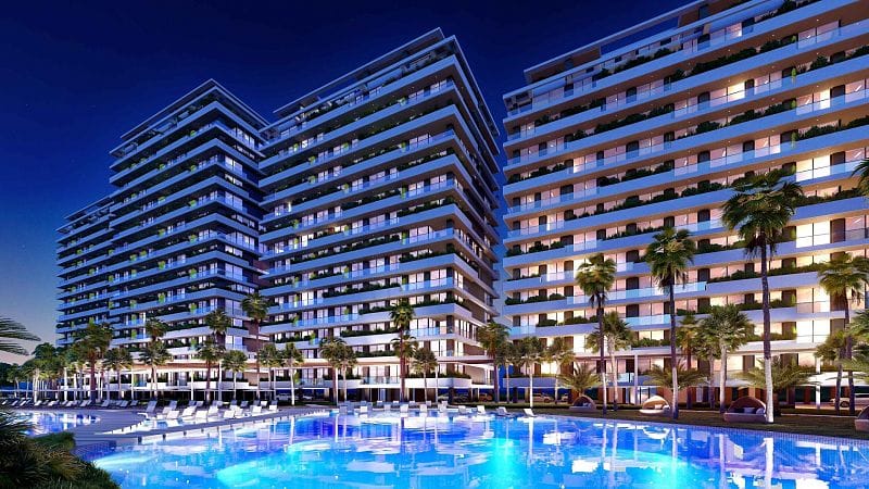 Студия 35 м² с балконом 10 м² в элитном комплексе в 600 метрах от пляжа - фото № 16