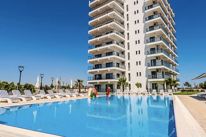Студия с нишей 60 м² с террасой 9 м² в курортном комплексе - фото № 1