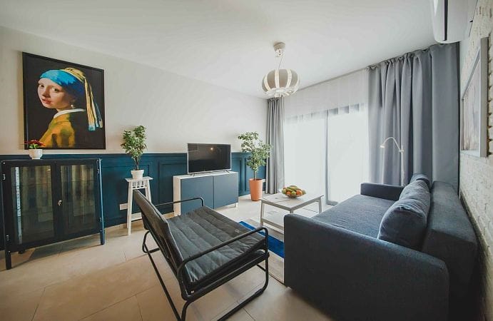 Студия с нишей 60 м² с террасой 9 м² в курортном комплексе - фото № 7