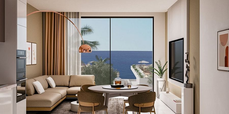 2-комнатные апартаменты 65 м² с террасой 13 м² в 50 метрах от моря! - фото № 7