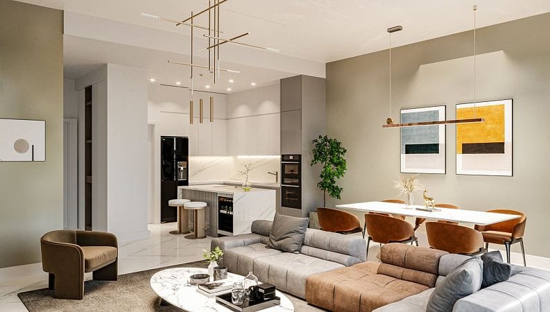 4-комнатные апартаменты 121 м² с садом и террасой 34 м² в 50 метрах от моря! - фото № 6