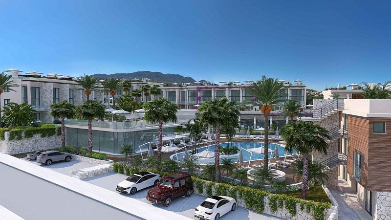 Студия пентхаус 43 м² с террасой на крыше 8 м² в роскошном комплексе у моря   - фото № 1