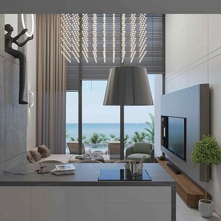 3-комнатный loft пентхаус 142 м² с террасой на крыше 53 м² в новом и современном комплексе в Эсентепе - фото № 19