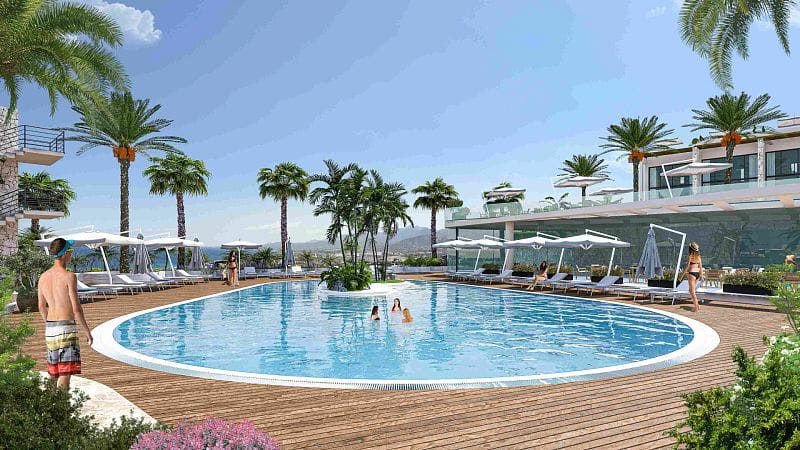 2-комнатные апартаменты 60 м² с террасой 10 м² в роскошном комплексе с видом на море - фото № 5