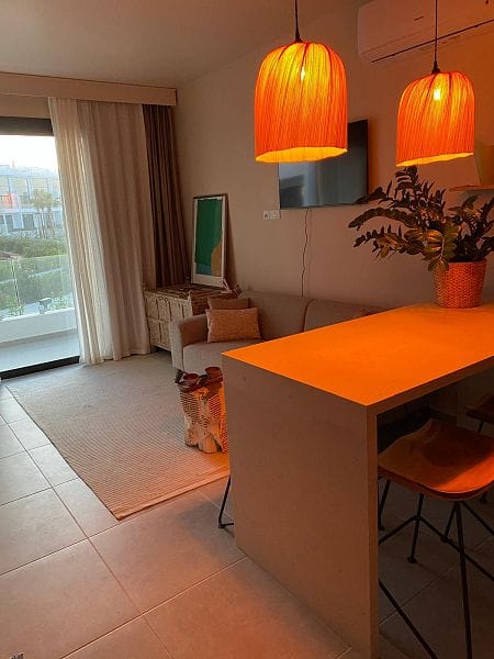 Студия 53 м² с балконом 8 м² в 300 метрах от пляжа с дизайнерским ремонтом - фото № 11