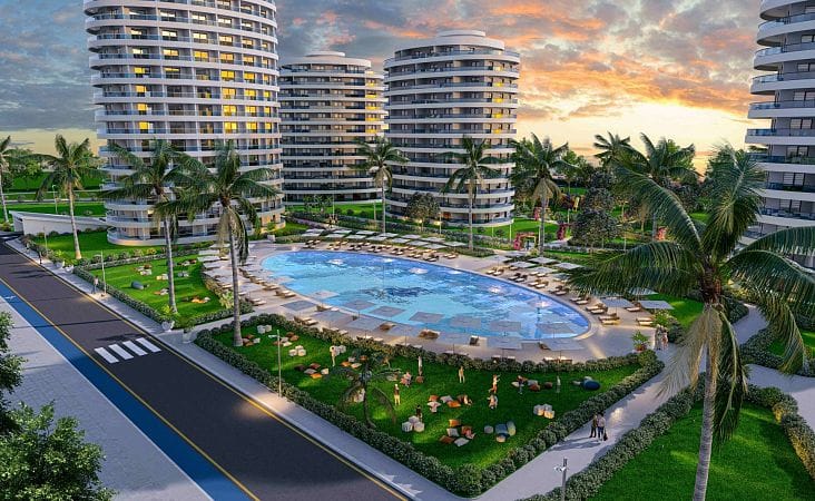 3-комнатные апартаменты 125 м² с террасой в элитном комплексе в 800 метрах от пляжа - фото № 1