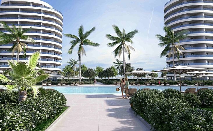 3-комнатные апартаменты 125 м² с террасой в элитном комплексе в 800 метрах от пляжа - фото № 2