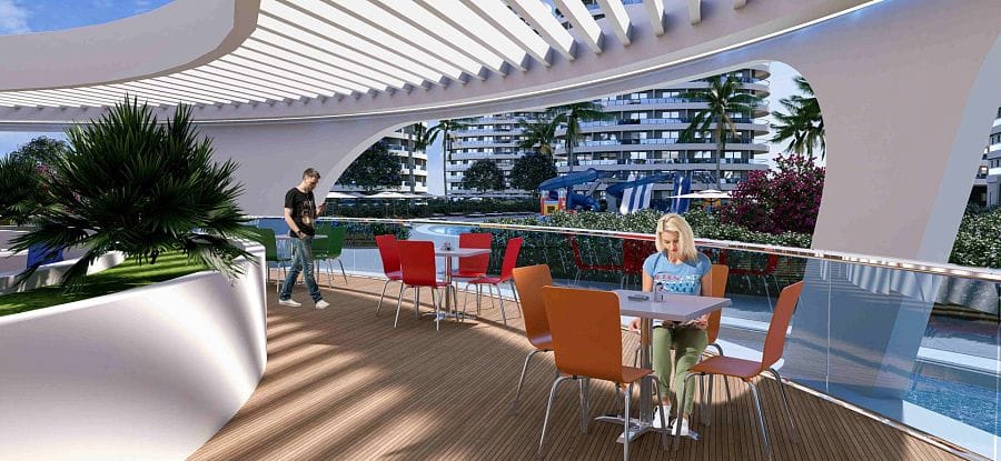 3-комнатные апартаменты 125 м² с террасой в элитном комплексе в 800 метрах от пляжа - фото № 16