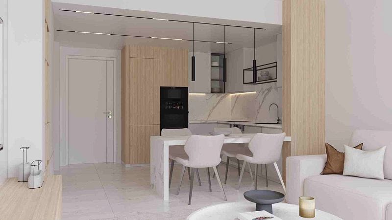 2-комнатные апартаменты 81 м² с двумя террасами в 800 метрах от моря - фото № 7
