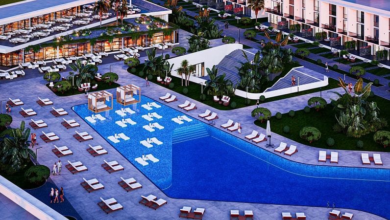 2-комнатные апартаменты 81 м² с двумя террасами в 800 метрах от моря - фото № 15
