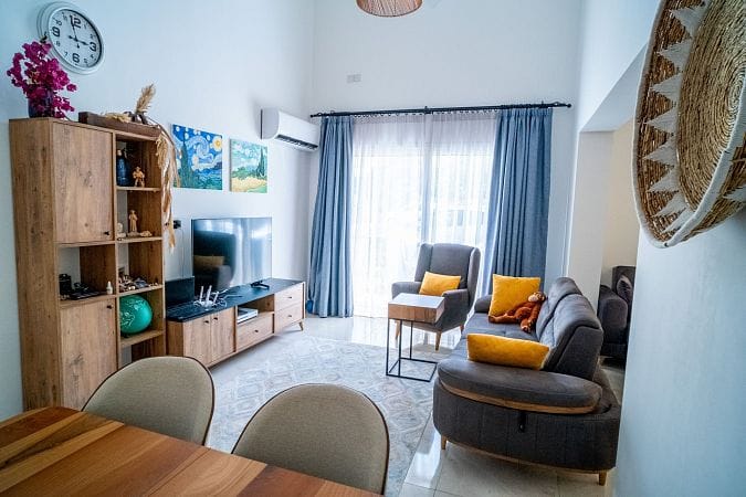 Квартира 3+1 Loft 110 м2 с мебелью и техникой в Алсанджаке - фото № 3