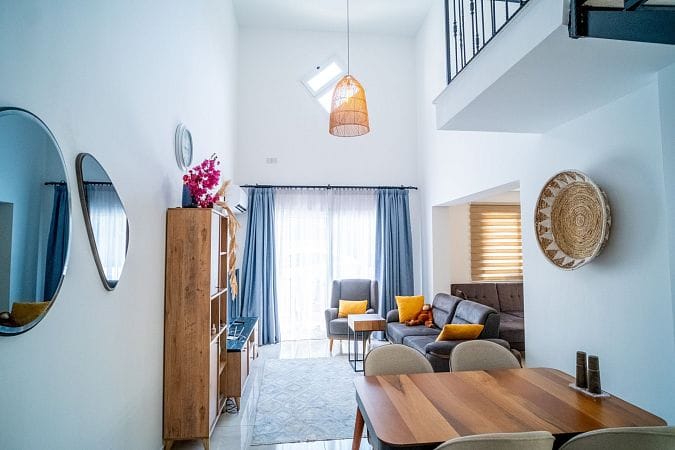 Квартира 3+1 Loft 110 м2 с мебелью и техникой в Алсанджаке - фото № 9