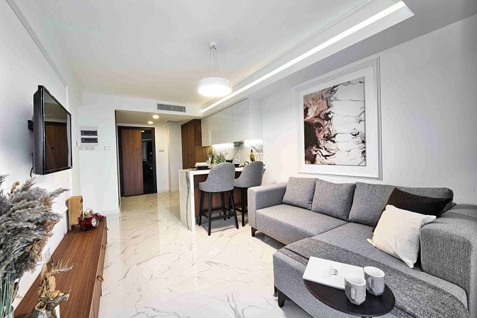 2-комнатные апартаменты 64 м² с террасой 8,5 м² и дизайн-пакетом в роскошном комплексе - фото № 4