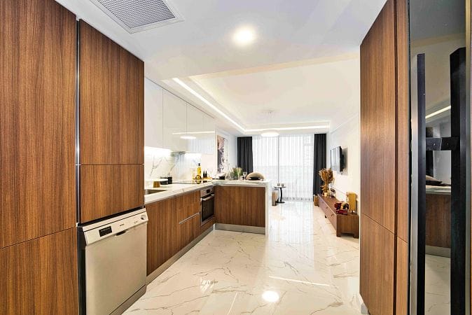 2-комнатные апартаменты 64 м² с террасой 8,5 м² и дизайн-пакетом в роскошном комплексе - фото № 7