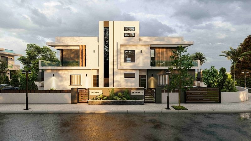 4-комнатная вилла 204 м² с террасой на крыше 70 м² и собственным земельным участком - фото № 1