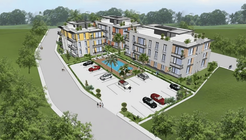 2-комнатные апартаменты 58 м² с балконом 5 м² в новом и тихом комплексе в Алсанджаке - фото № 4
