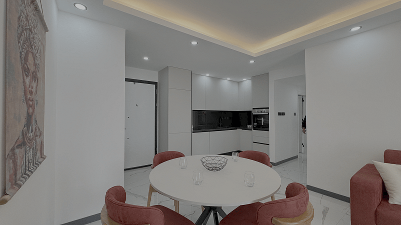 Квартира 1+1 Loft 74 м² с палисадником в красивом комплексе в Каршияке - фото № 4