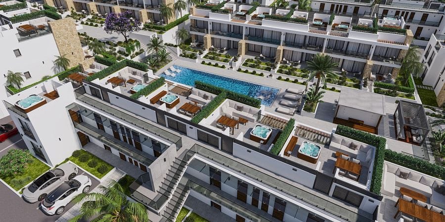 Студия 60 м² с террасой в 400 метрах от моря! - фото № 23