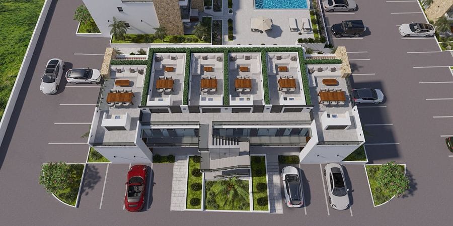 Студия 60 м² с террасой в 400 метрах от моря! - фото № 24