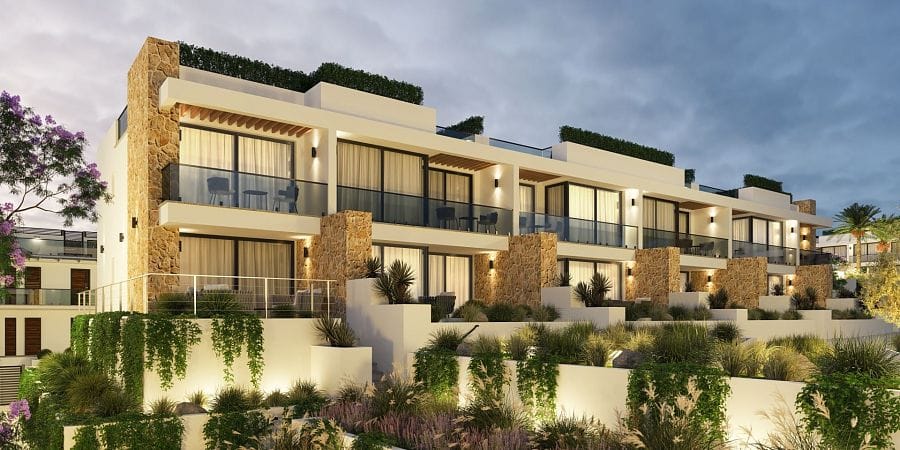 Студия пентхаус 46 м² с террасой на крыше 42 м² в 400 метрах от моря! - фото № 5