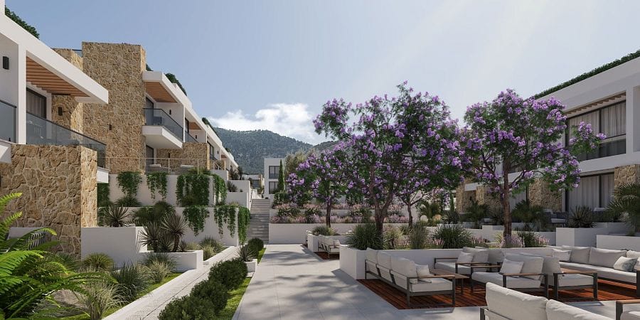 Студия пентхаус 46 м² с террасой на крыше 42 м² в 400 метрах от моря! - фото № 14