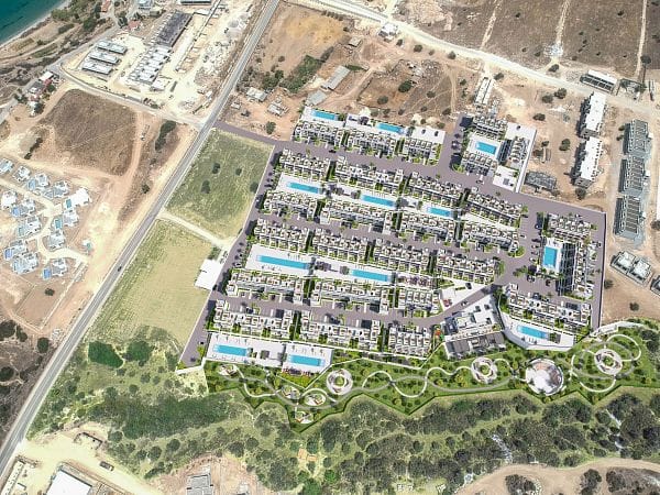 Студия пентхаус 46 м² с террасой на крыше 42 м² в 400 метрах от моря! - фото № 37