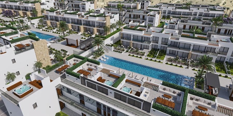 2-комнатные апартаменты 65 м² с террасой 15 м²  в 400 метрах от моря! - фото № 22
