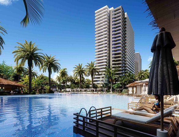 3-комнатный пентхаус 116 м² с террасой в элитном комплексе в 700 метрах от пляжа - фото № 1