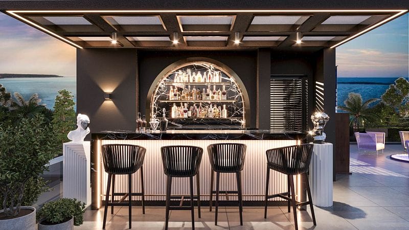 Современная 5-комнатная вилла 264 м² премиум-класса с частным бассейном и джакузи на крыше - фото № 54