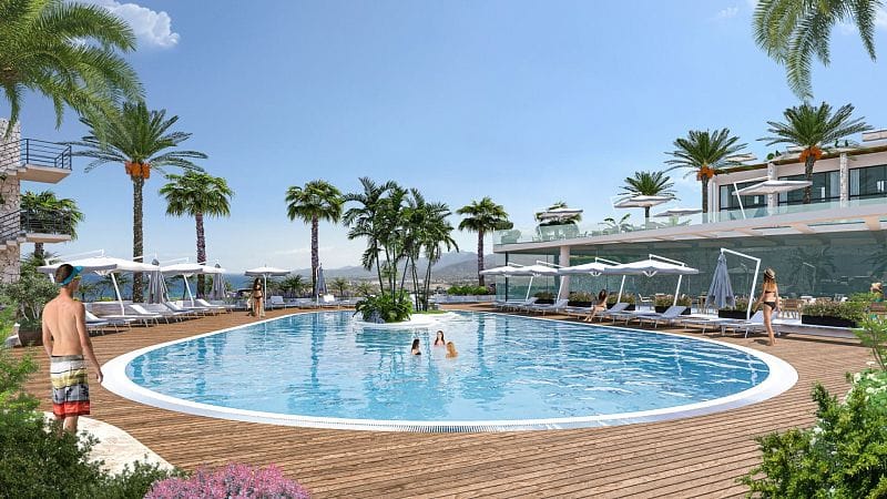 2-комнатные апартаменты 44 м² с террасой 10 м² в роскошном комплексе с видом на море - фото № 11