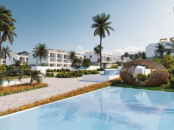 Студия 46 м² с балконом 6 м² в комплексе у моря - фото № 5